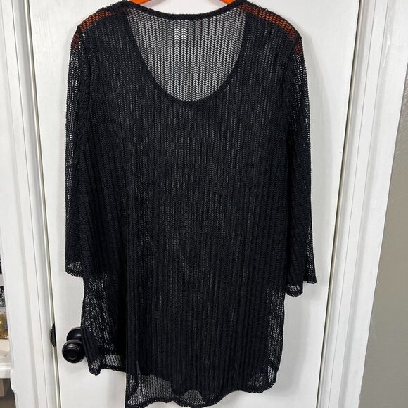 Jordan Taylor Bell Sleeve Chevron Tunic Cover-Up size medium - Picture 7 of 7